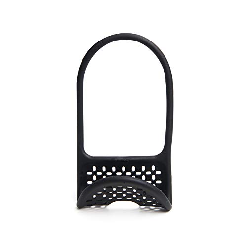 Umbra Sling Kitchen Sink Accessory, Single-Sided Sponge Holder, Black