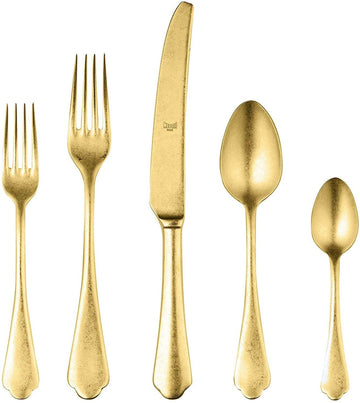 20 PCS SET DOLCE VITA PEWTER ORO