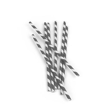 Paper Straws + Gray