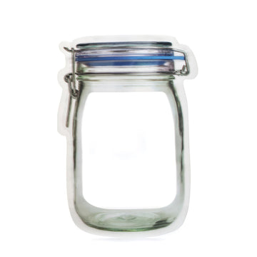 Zipper Mason Jar Large Bag