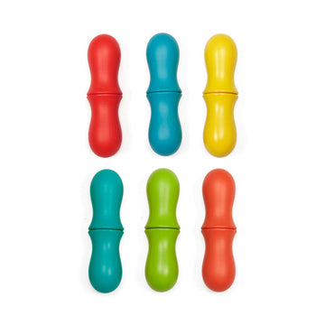 Rainbow Corn Holders S/6