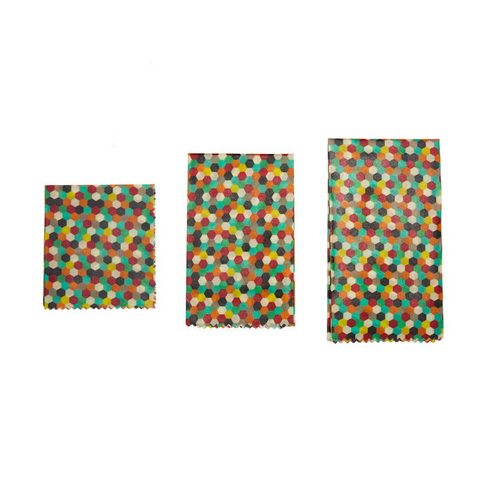 Reusable Beewax Wraps Multicolor