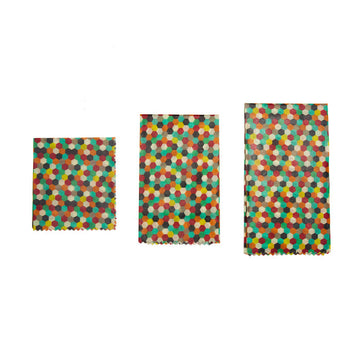Reusable Beewax Wraps Multicolor