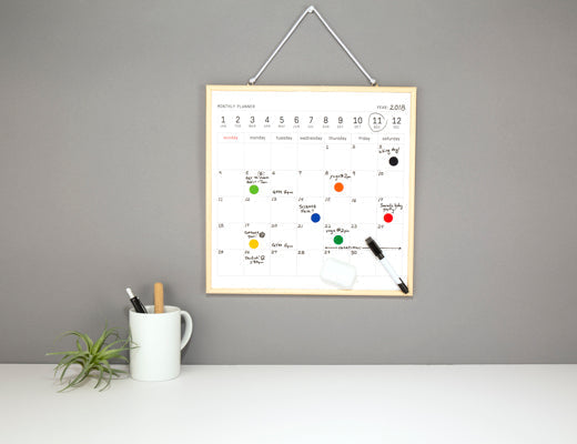 White Board Calendar